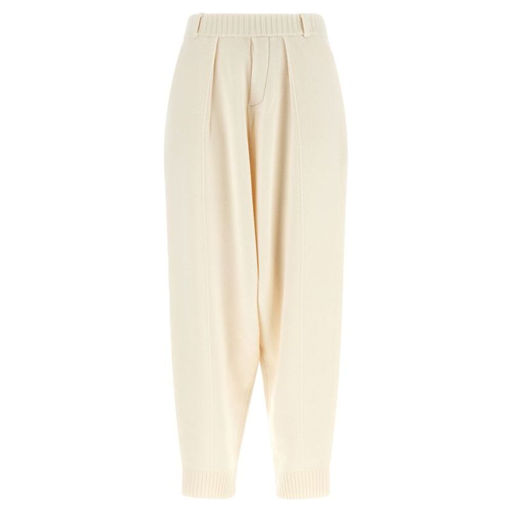 Coperni White Wool Casual Women's Pants